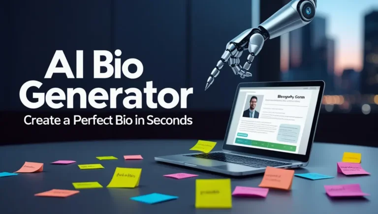 AI Bio Generator – Create a Perfect Bio in Seconds